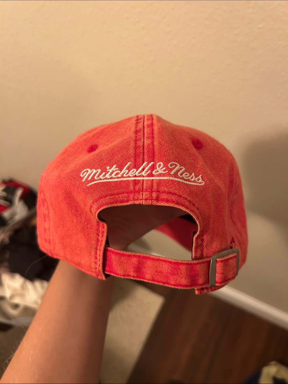 Houston Rockets Adjustable Red Baseball Cap - Picture 3 of 5